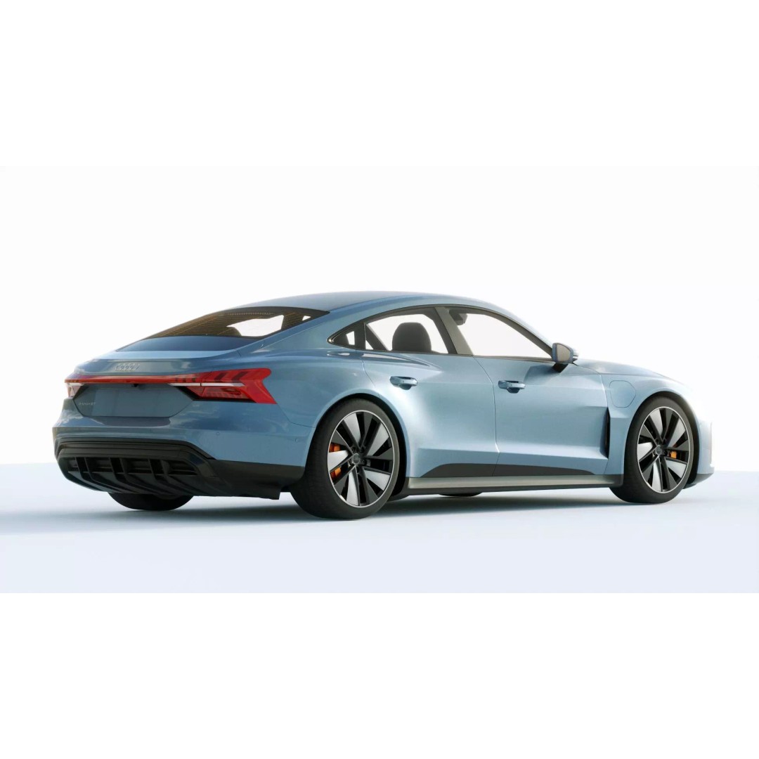 Audi E-Tron GT quattro 2022 3D Model – High Poly Luxury Sedan, FBX, Blender - View 15