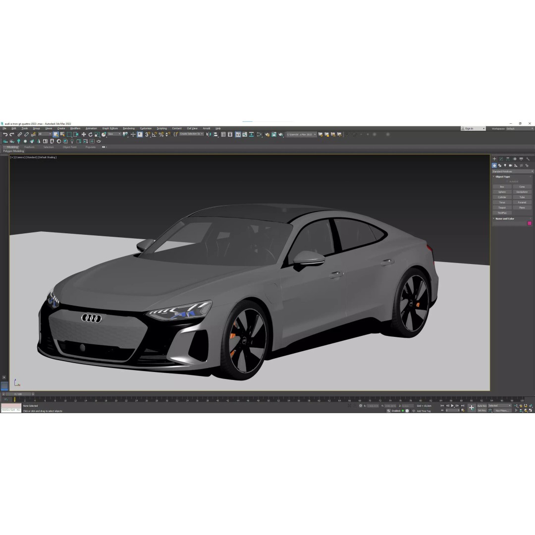 Audi E-Tron GT quattro 2022 3D Model – High Poly Luxury Sedan, FBX, Blender - View 19