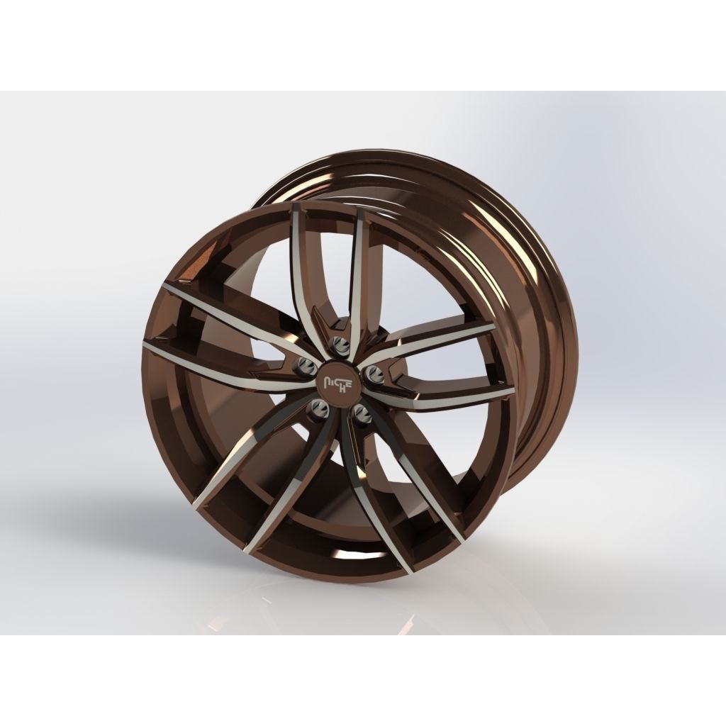 NICHE SPORT SERIES VICE M204 3D Model – High Poly Car Rim, PBR Textures - View 6