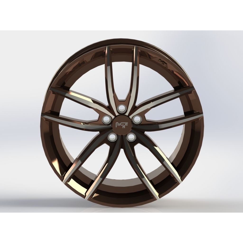 NICHE SPORT SERIES VICE M204 3D Model – High Poly Car Rim, PBR Textures - View 8