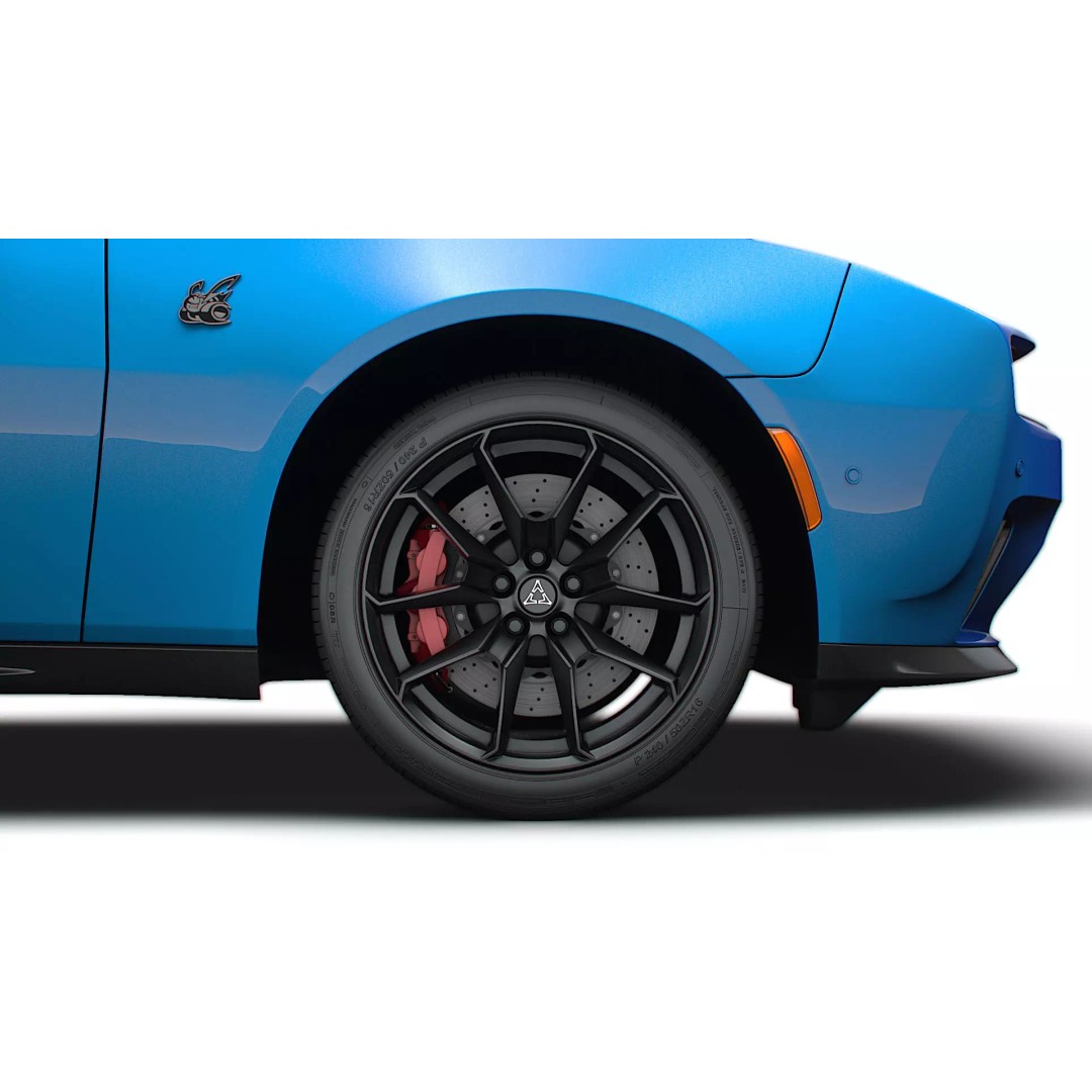 Dodge Charger Daytona Scat Pack 3D Model – High Poly Game Asset, FBX, PBR - View 15