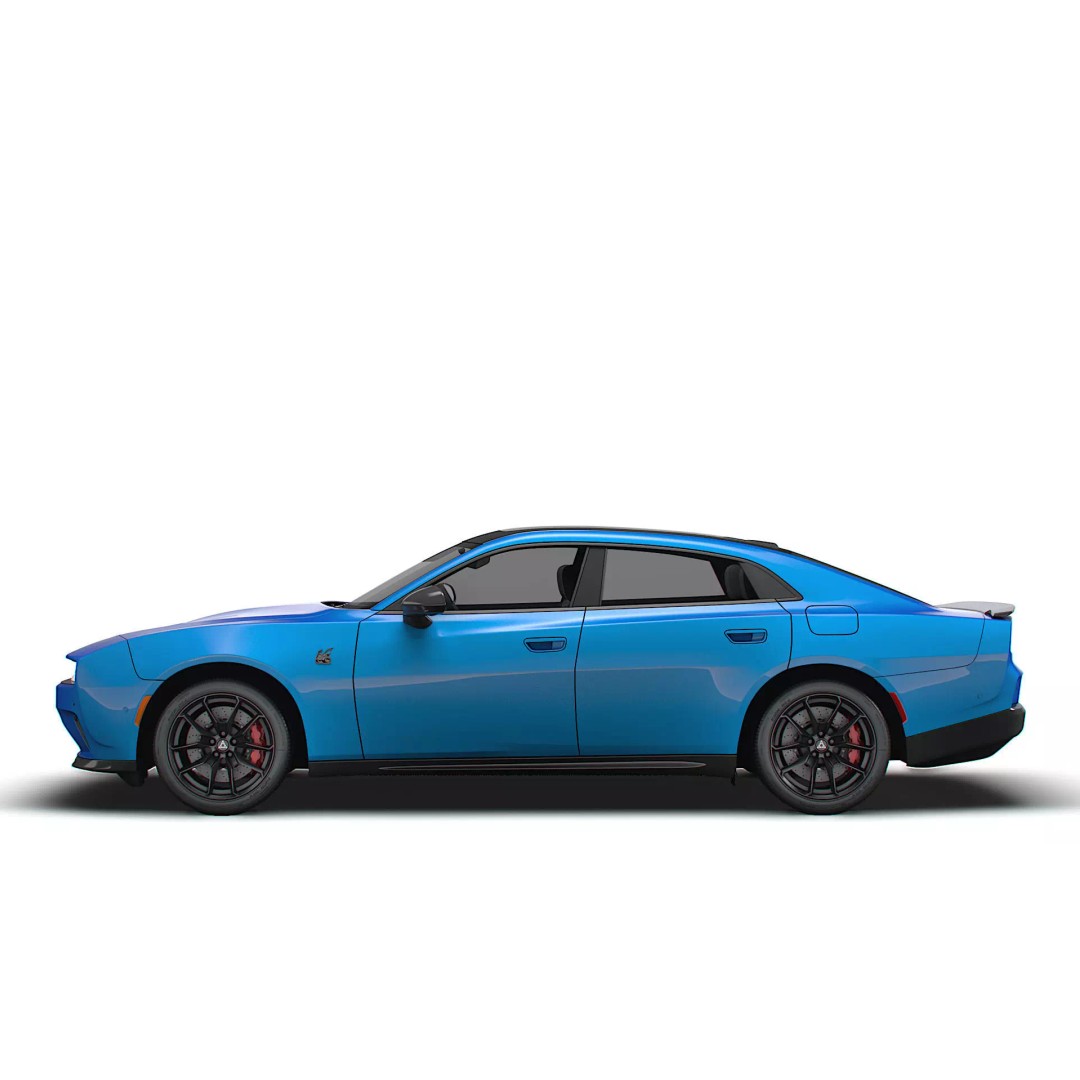 Dodge Charger Daytona Scat Pack 3D Model – High Poly Game Asset, FBX, PBR - View 6