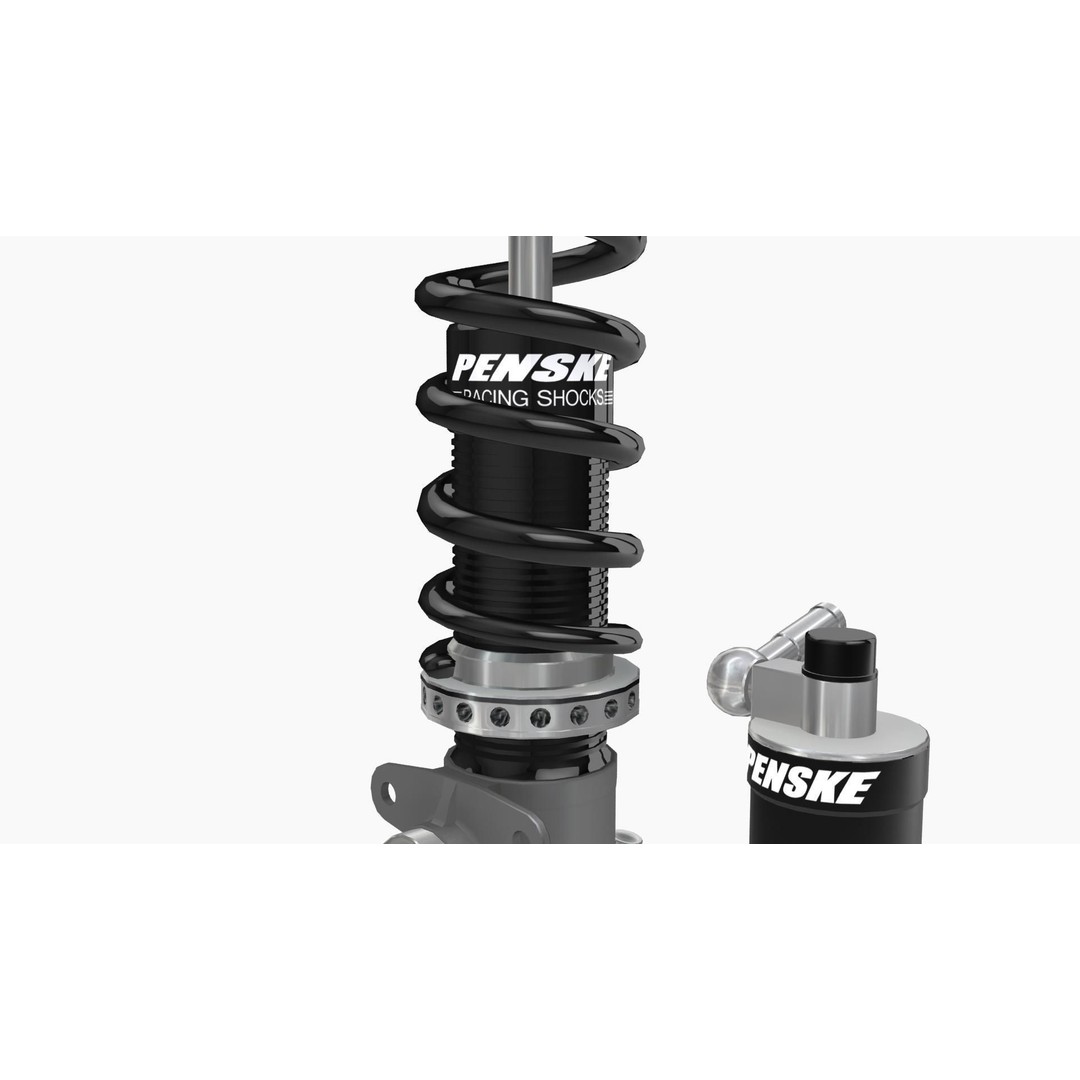 Penske Coilovers 3D Model – Low Poly Game Asset, FBX, OBJ - View 7
