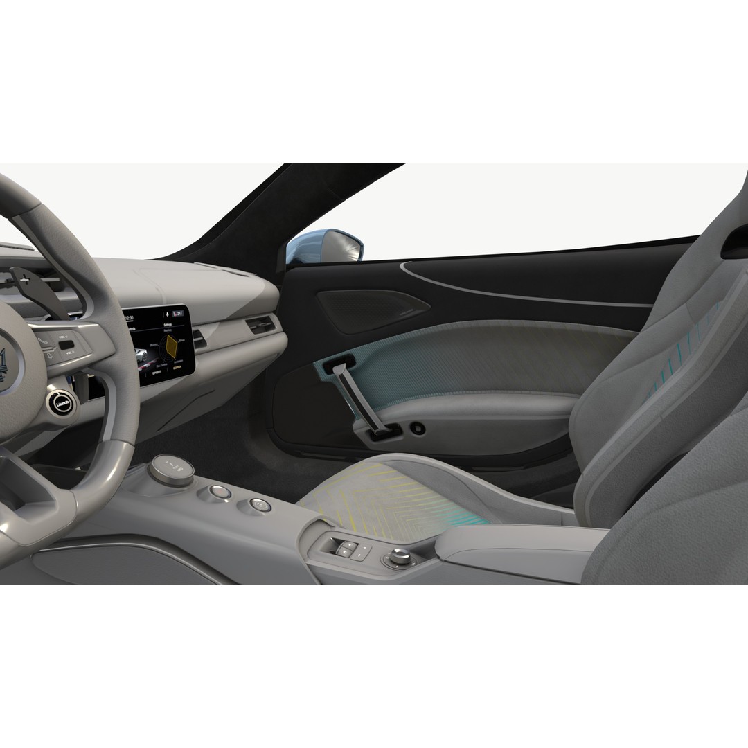 Maserati MC20 Cielo 2024 3D Model – Low Poly Game Ready Asset, FBX - View 15