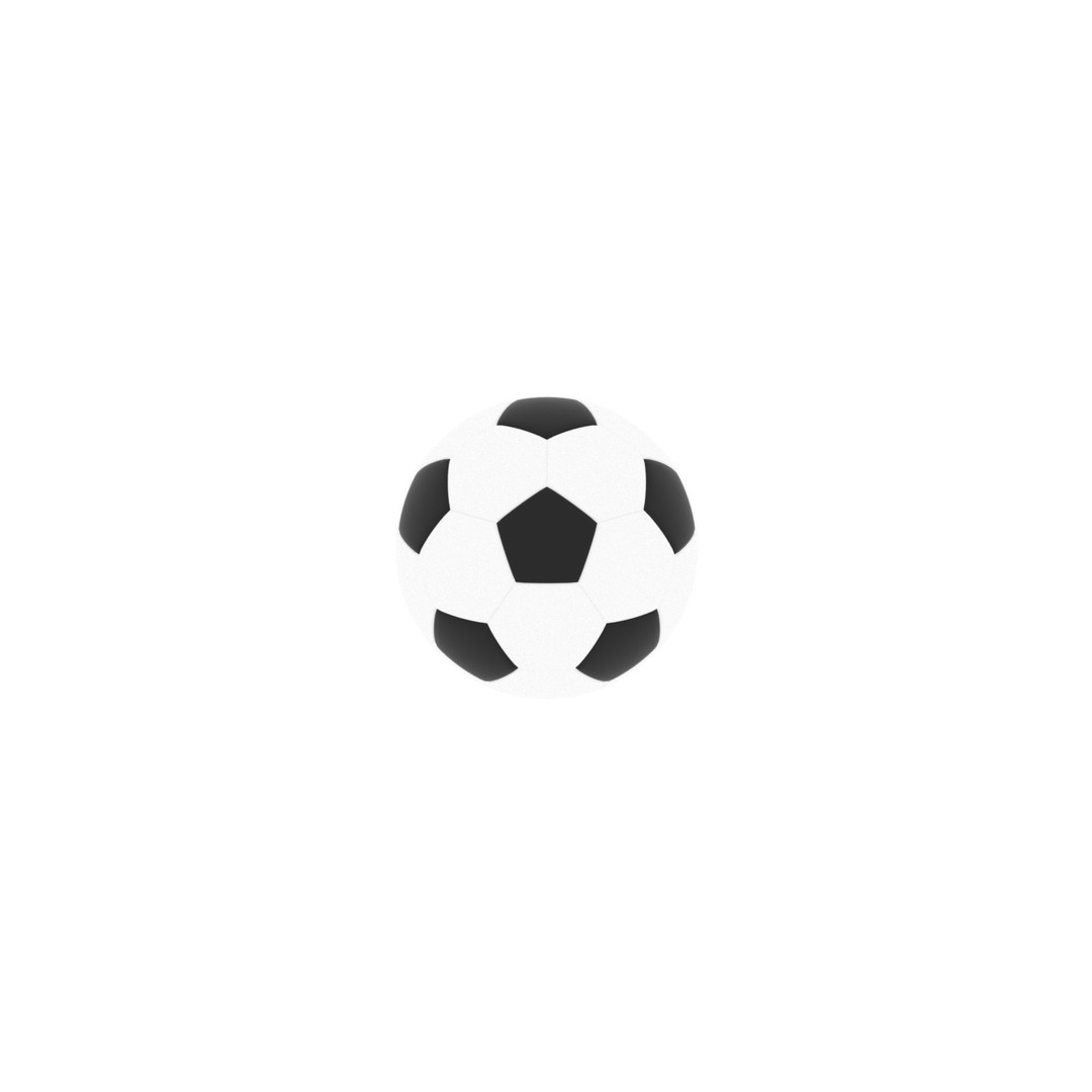 Soccer Ball 3D Model – High Quality Textured Game Asset, OBJ, FBX - View 12