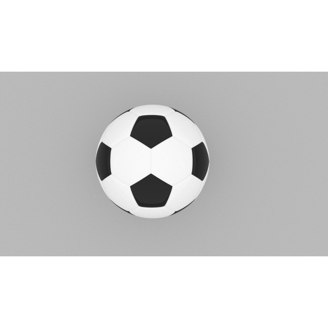 Soccer Ball 3D Model – High Quality Textured Game Asset, OBJ, FBX - View 7