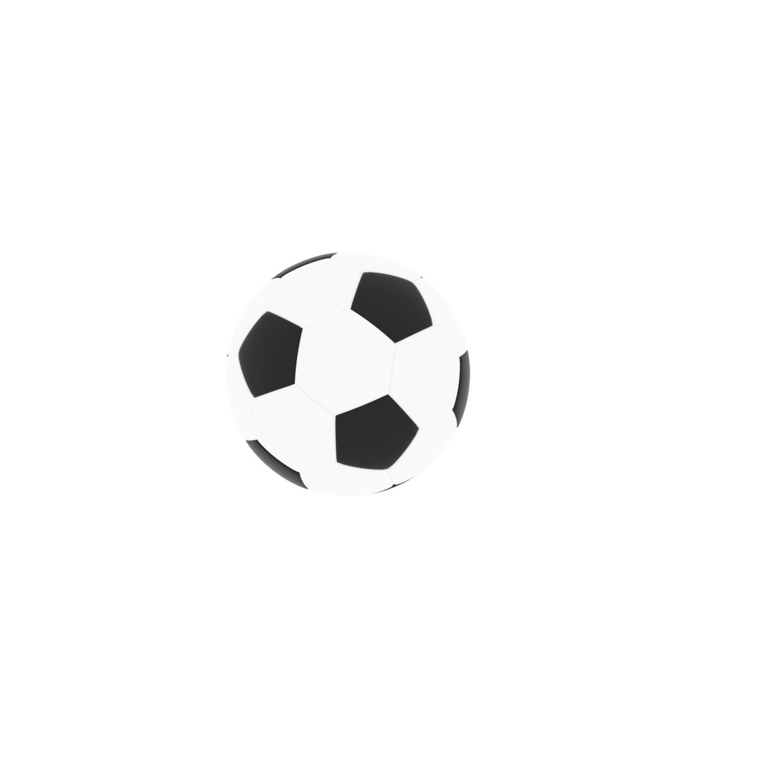 Soccer Ball 3D Model – High Quality Textured Game Asset, OBJ, FBX - View 9