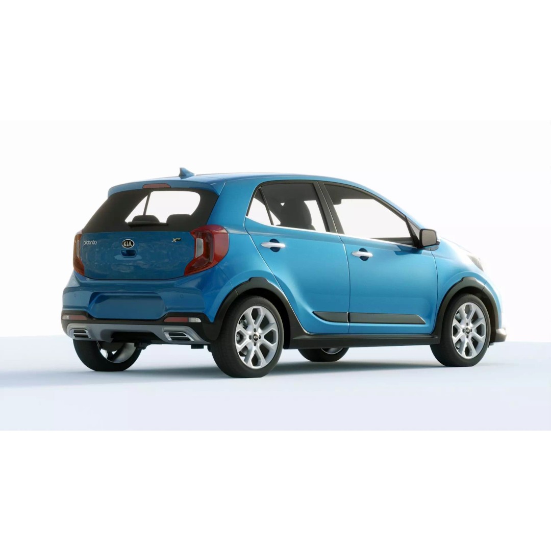 Kia Picanto X 2021 3D Model – High Poly PBR Car Asset, FBX, Blender - View 15