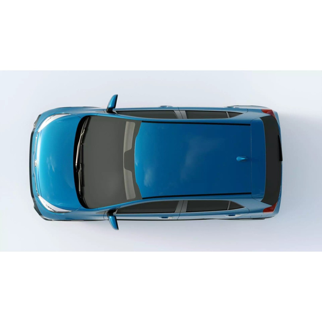 Kia Picanto X 2021 3D Model – High Poly PBR Car Asset, FBX, Blender - View 16