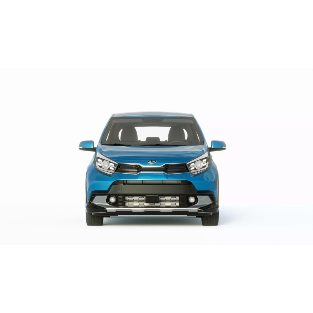 Kia Picanto X 2021 3D Model – High Poly PBR Car Asset, FBX, Blender - View 9