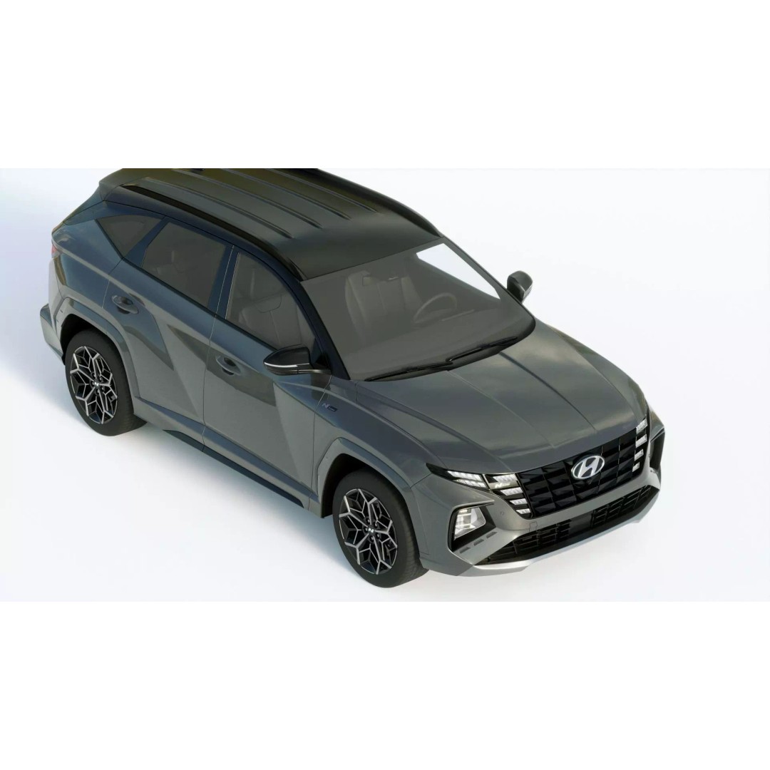 Hyundai Tucson 2021 3D Model – Detailed SUV Asset, FBX, Blender, Game Ready