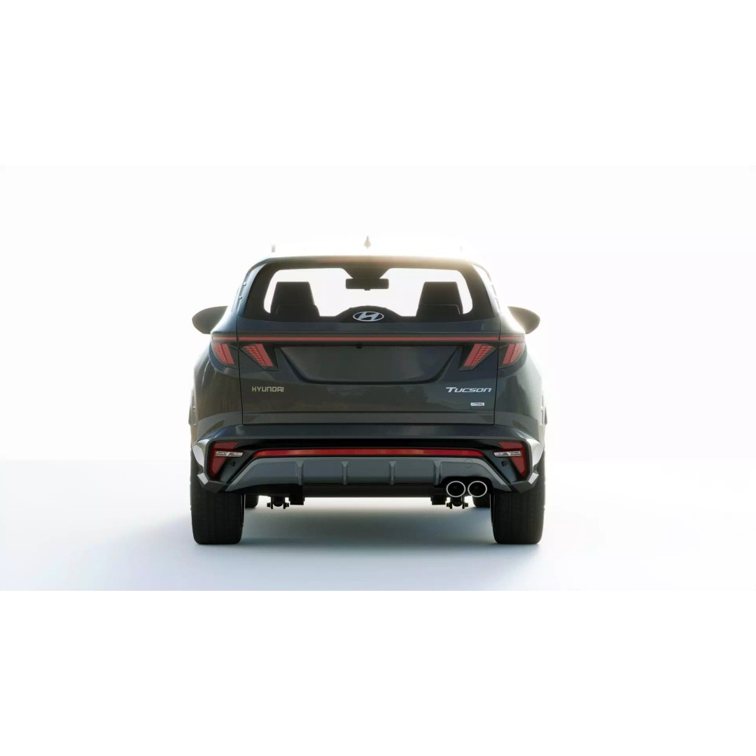 Hyundai Tucson 2021 3D Model – Detailed SUV Asset, FBX, Blender, Game Ready - View 10