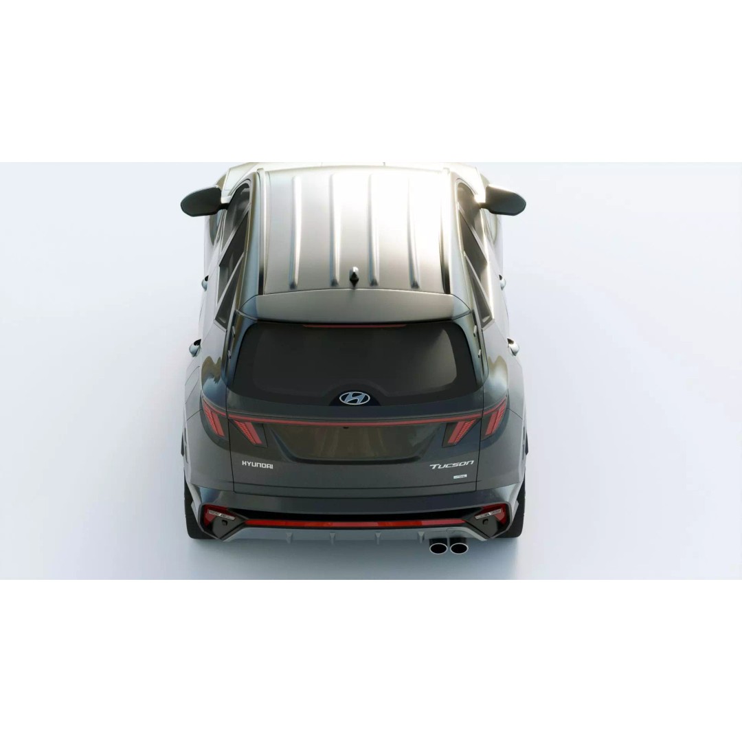 Hyundai Tucson 2021 3D Model – Detailed SUV Asset, FBX, Blender, Game Ready - View 11