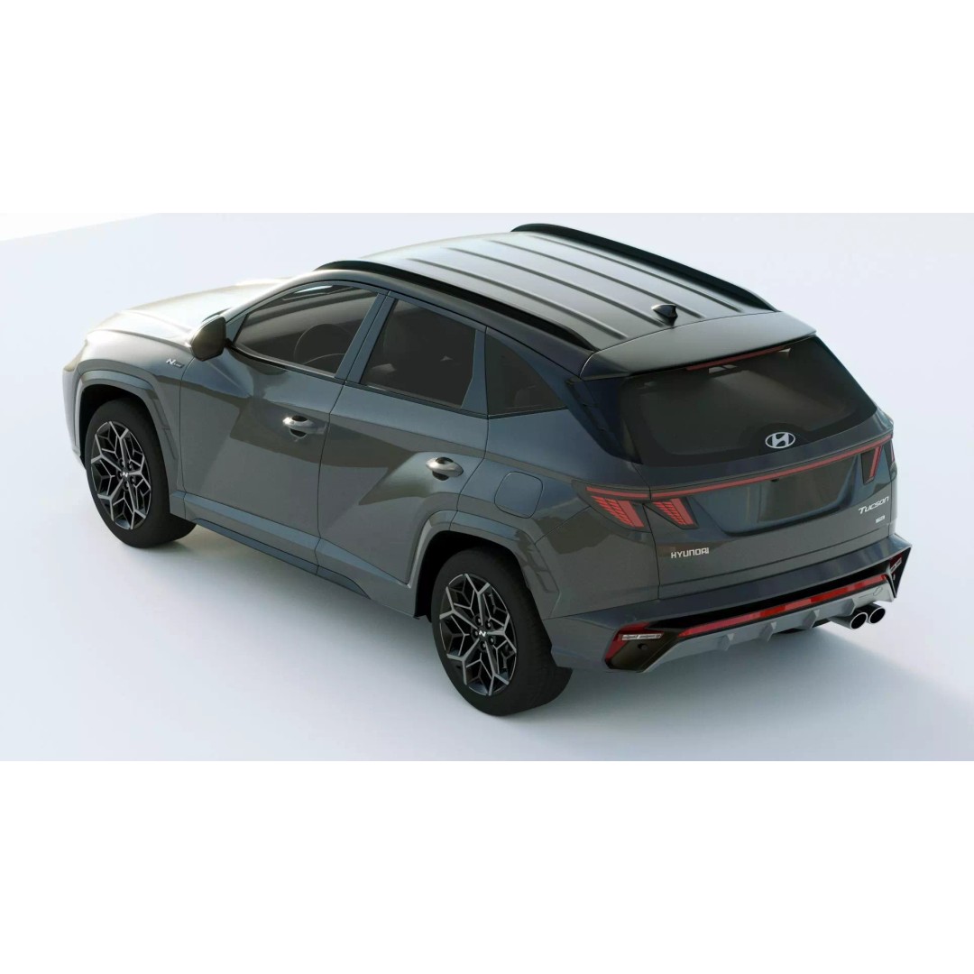 Hyundai Tucson 2021 3D Model – Detailed SUV Asset, FBX, Blender, Game Ready - View 13