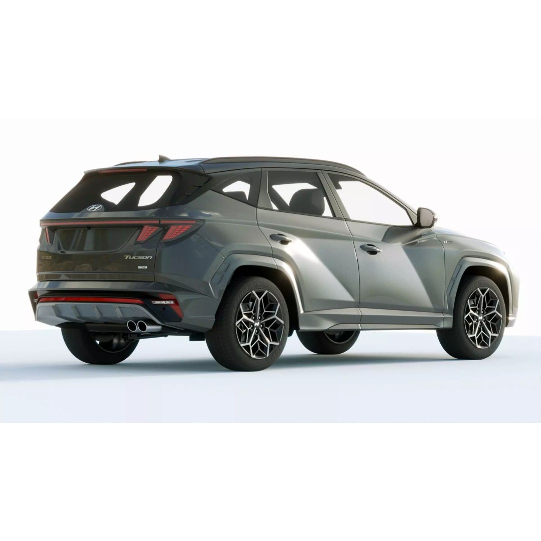 Hyundai Tucson 2021 3D Model – Detailed SUV Asset, FBX, Blender, Game Ready - View 15