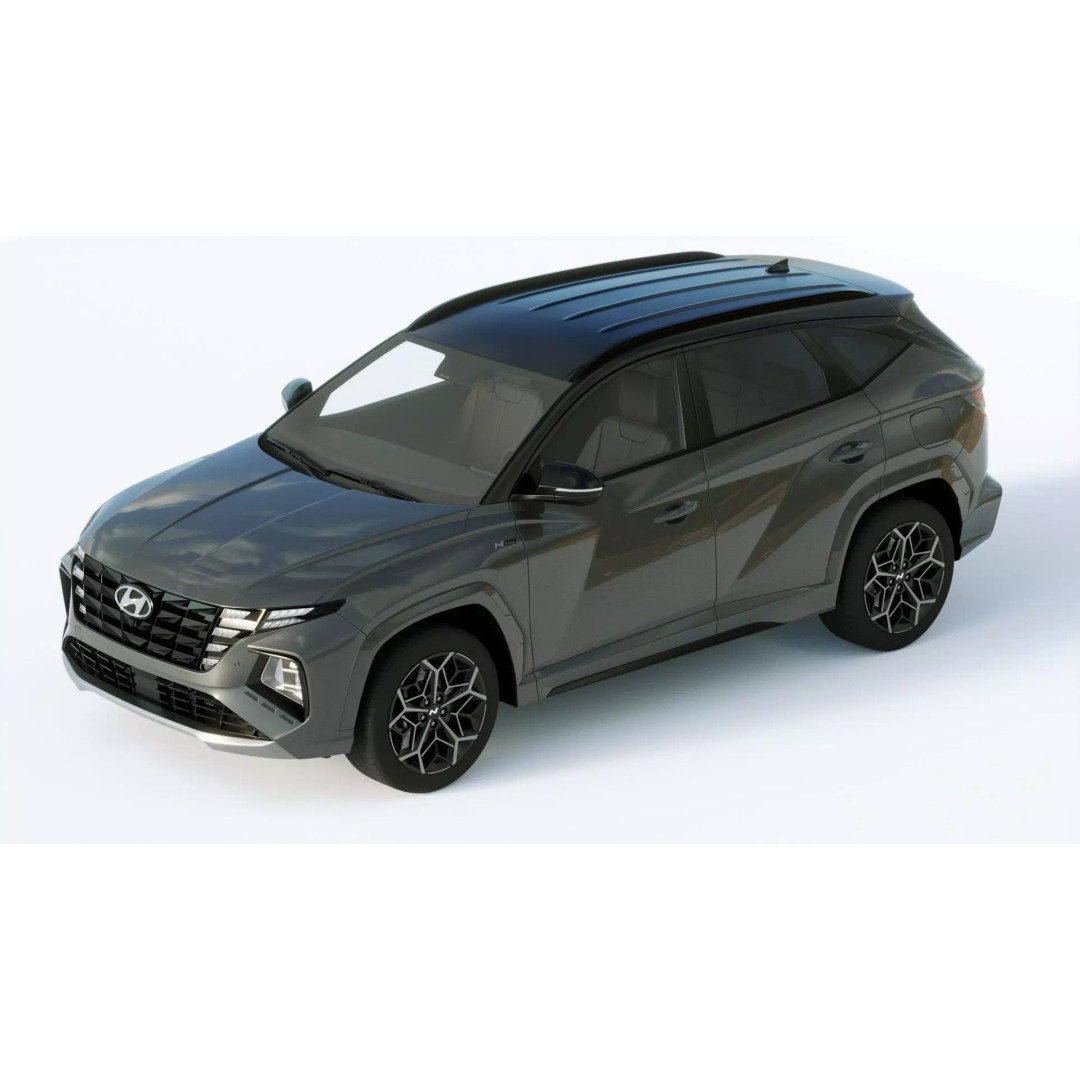 Hyundai Tucson 2021 3D Model – Detailed SUV Asset, FBX, Blender, Game Ready - View 17