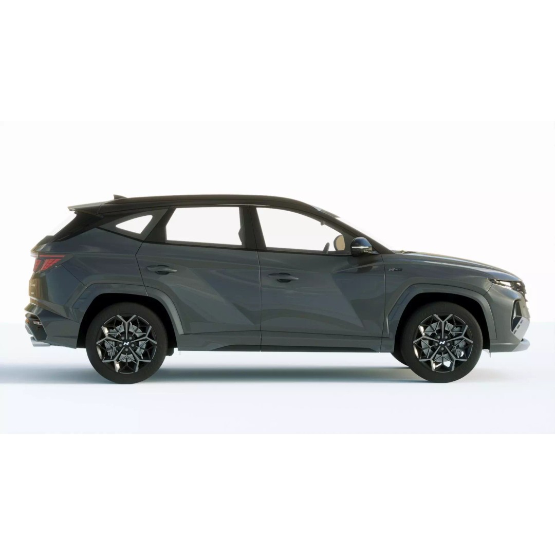 Hyundai Tucson 2021 3D Model – Detailed SUV Asset, FBX, Blender, Game Ready - View 6