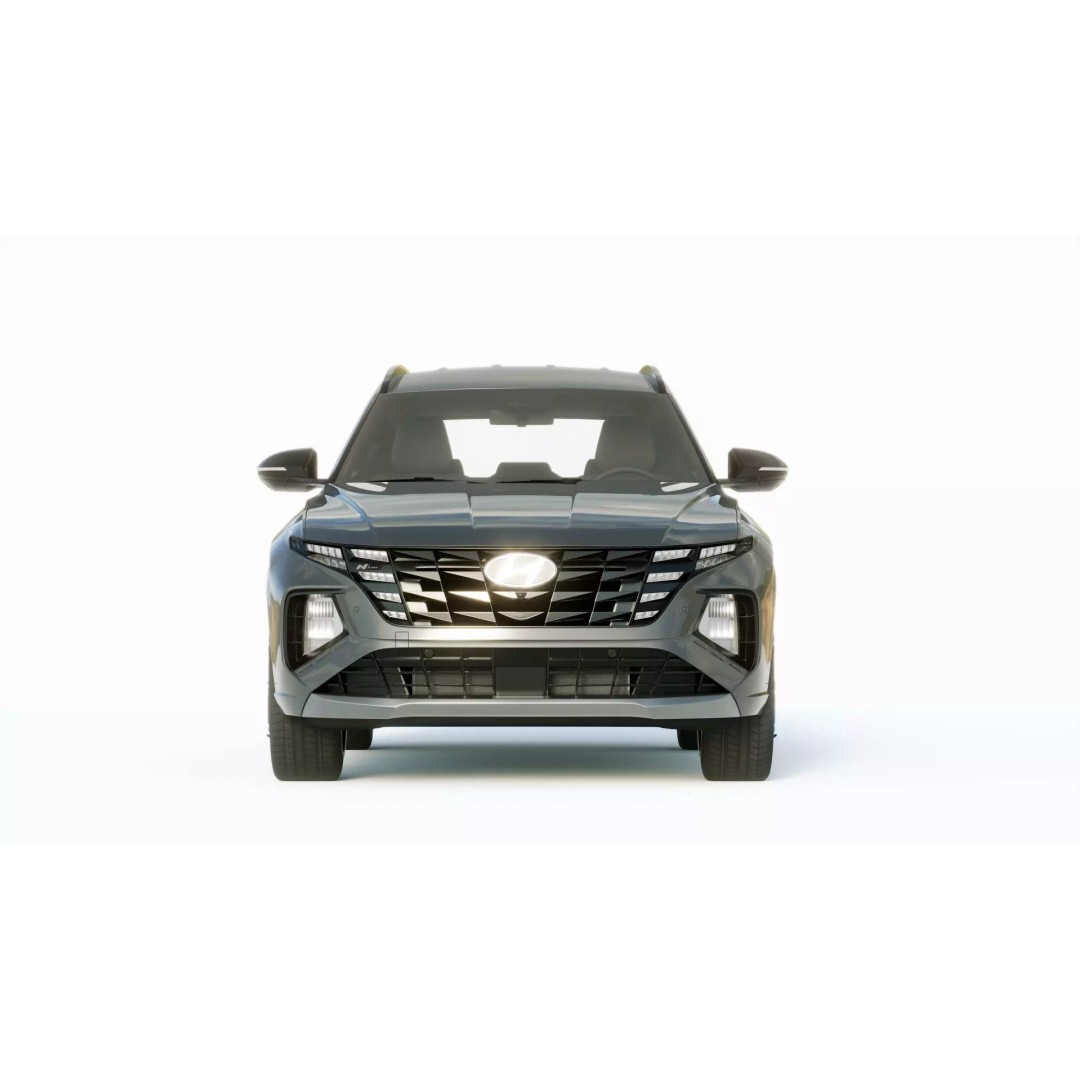 Hyundai Tucson 2021 3D Model – Detailed SUV Asset, FBX, Blender, Game Ready - View 9