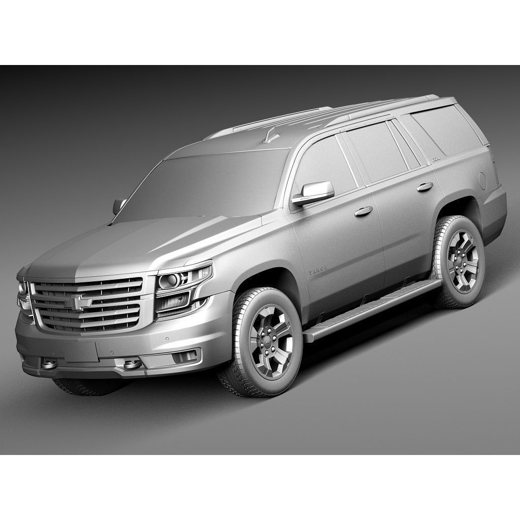 Chevrolet Tahoe Z71 2015 3D Model – High Poly SUV Asset, FBX, PBR - View 11