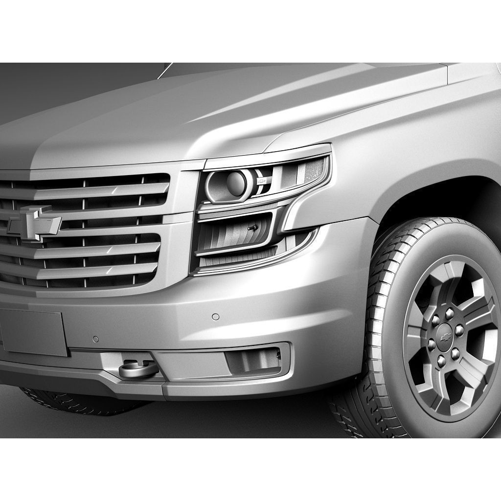 Chevrolet Tahoe Z71 2015 3D Model – High Poly SUV Asset, FBX, PBR - View 12