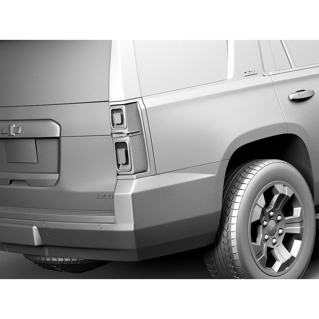 Chevrolet Tahoe Z71 2015 3D Model – High Poly SUV Asset, FBX, PBR - View 13