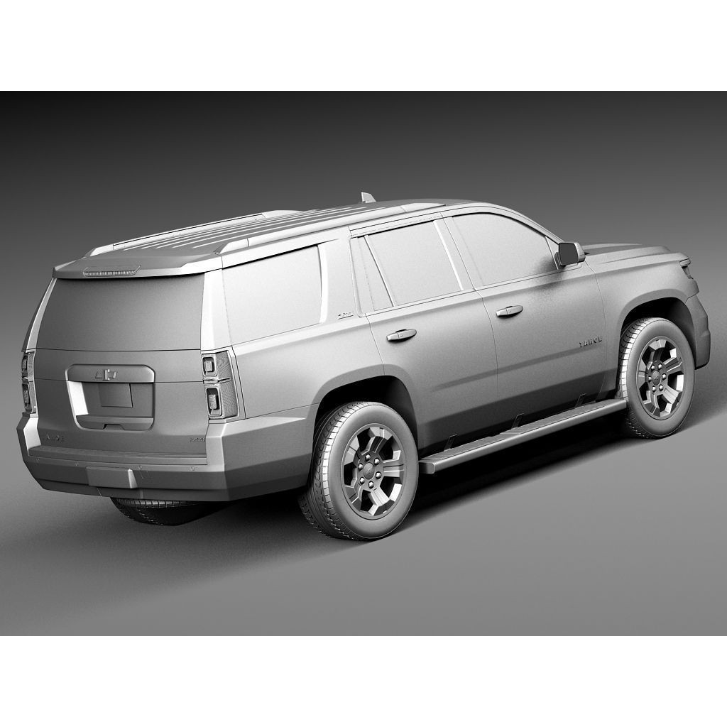 Chevrolet Tahoe Z71 2015 3D Model – High Poly SUV Asset, FBX, PBR - View 14