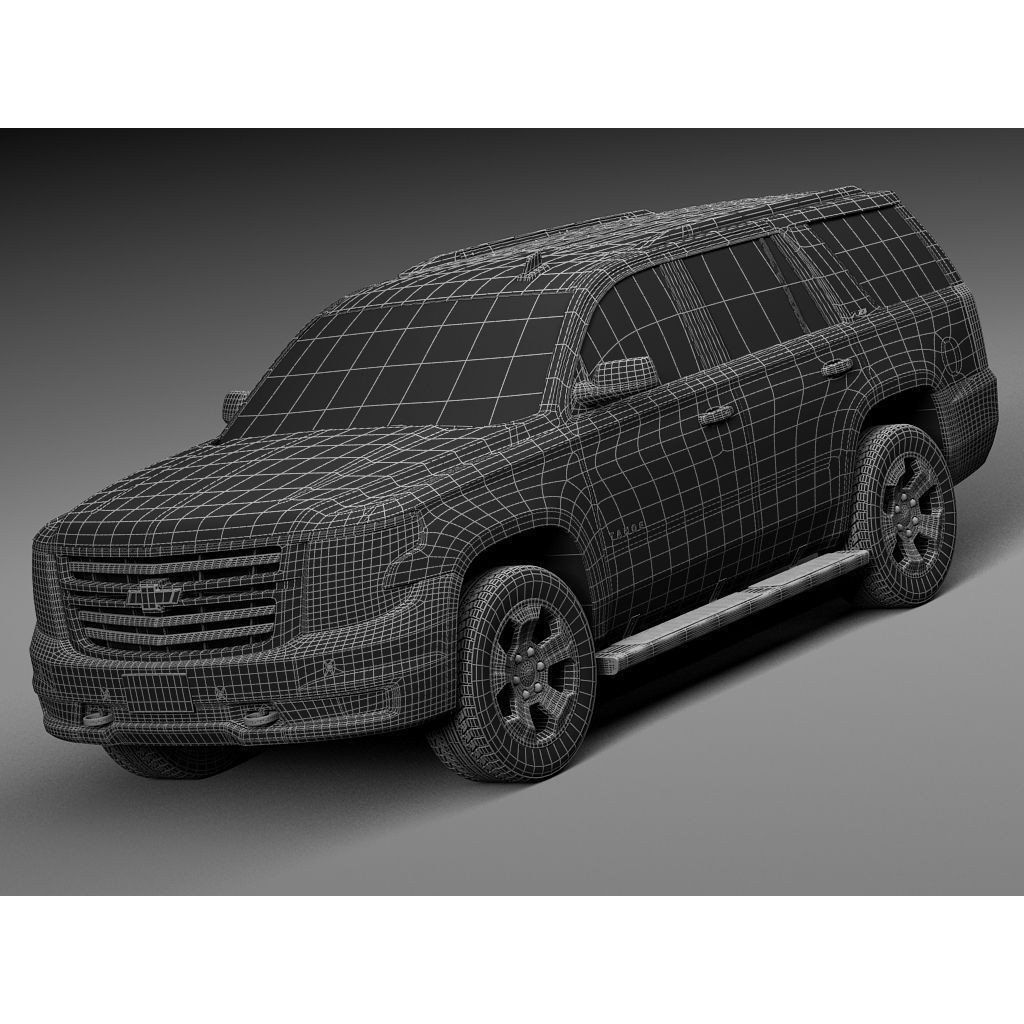 Chevrolet Tahoe Z71 2015 3D Model – High Poly SUV Asset, FBX, PBR - View 17