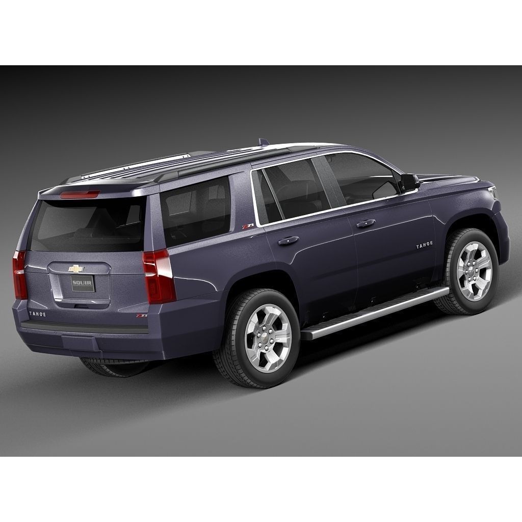 Chevrolet Tahoe Z71 2015 3D Model – High Poly SUV Asset, FBX, PBR - View 3