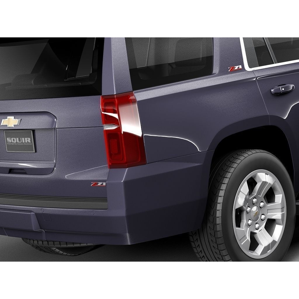 Chevrolet Tahoe Z71 2015 3D Model – High Poly SUV Asset, FBX, PBR - View 4