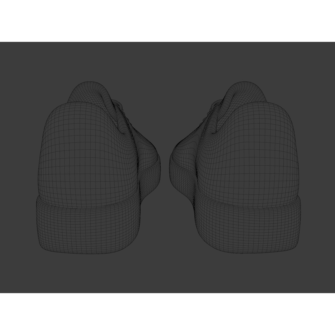 Casual Sneaker 3D Model – Low Poly Veja Style, FBX, Game Ready - View 11