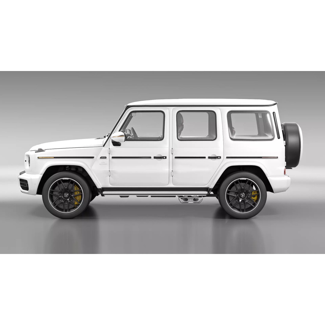 Mercedes Benz G Class AMG 63 3D Model – Low Poly PBR Game Asset, FBX, OBJ - View 19