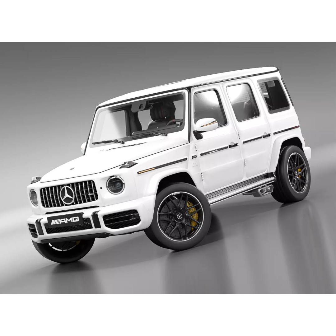 Mercedes Benz G Class AMG 63 3D Model – Low Poly PBR Game Asset, FBX, OBJ - View 2