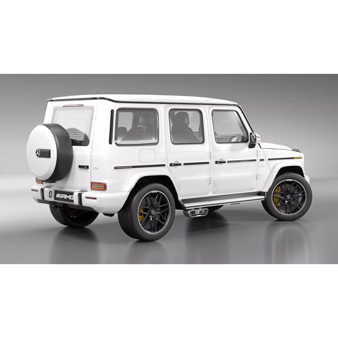 Mercedes Benz G Class AMG 63 3D Model – Low Poly PBR Game Asset, FBX, OBJ - View 5