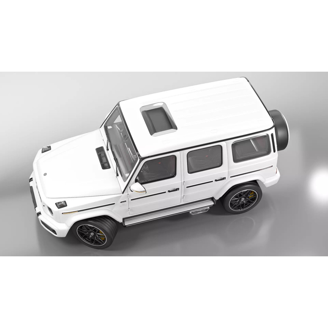 Mercedes Benz G Class AMG 63 3D Model – Low Poly PBR Game Asset, FBX, OBJ - View 6