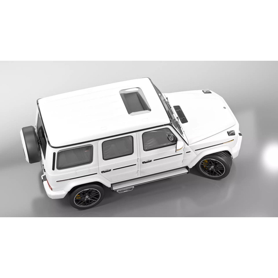 Mercedes Benz G Class AMG 63 3D Model – Low Poly PBR Game Asset, FBX, OBJ - View 7
