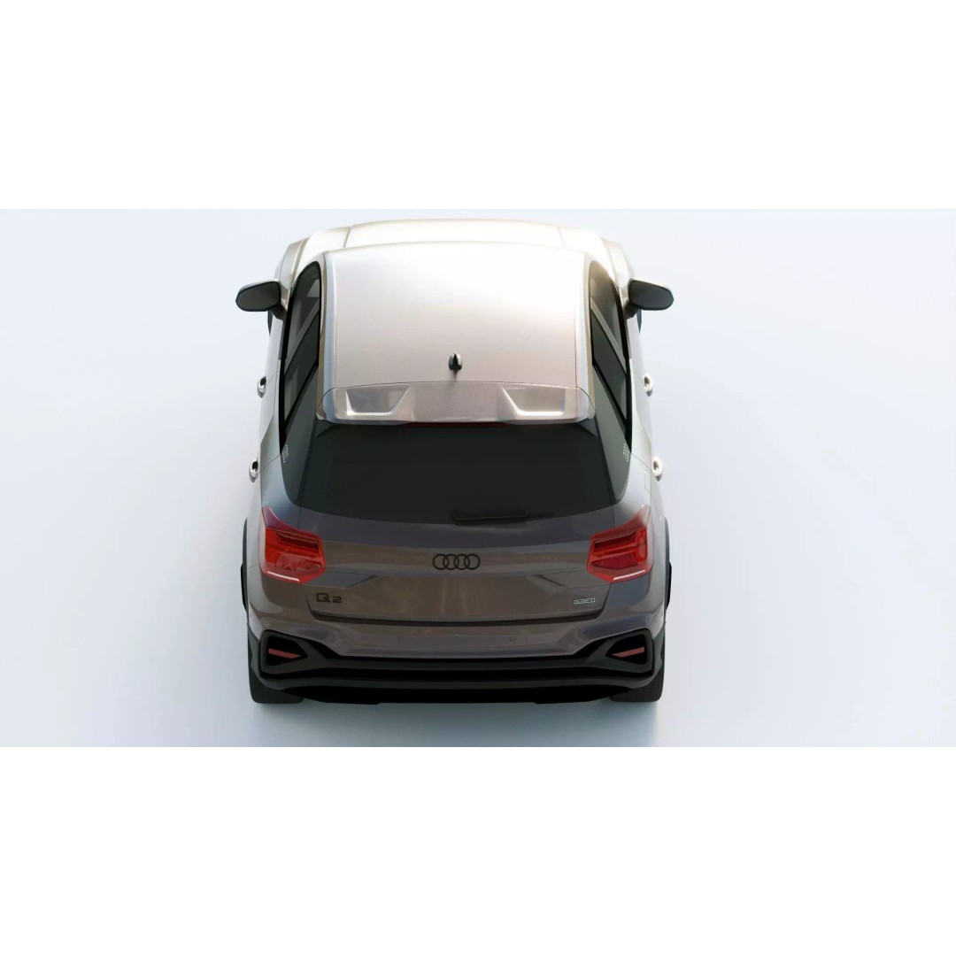 Audi Q2 S 2021 3D Model – High Poly Car Asset, FBX, PBR Textures - View 11