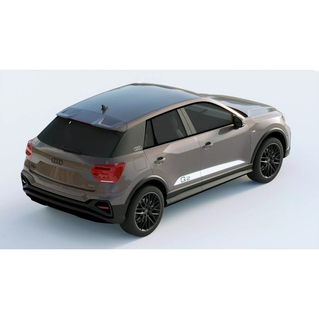 Audi Q2 S 2021 3D Model – High Poly Car Asset, FBX, PBR Textures - View 12