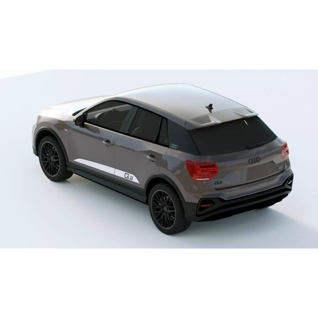Audi Q2 S 2021 3D Model – High Poly Car Asset, FBX, PBR Textures - View 13