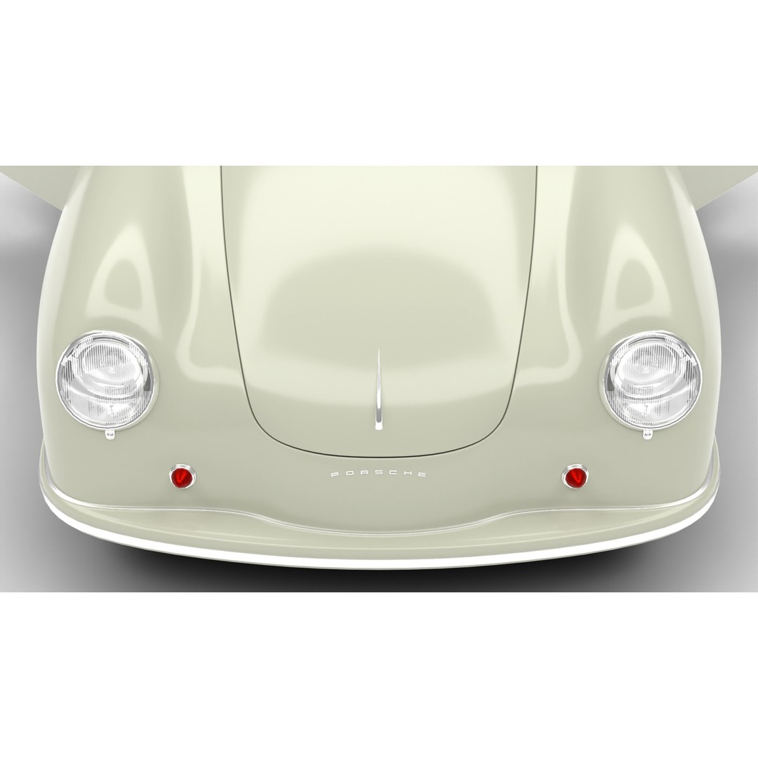 Porsche 356 1300 1952 3D Model – High Poly Rigged Classic Car, FBX, OBJ - View 19