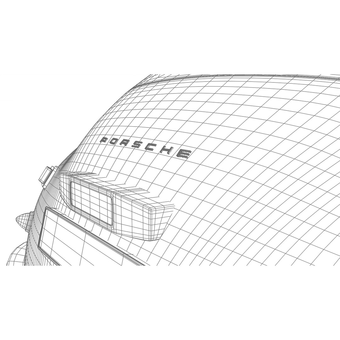 Porsche 356 1300 1952 3D Model – High Poly Rigged Classic Car, FBX, OBJ - View 40