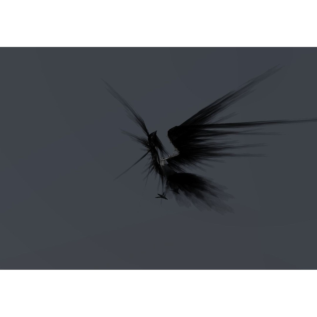 Fire Bird Phoenix 3D Model – Low Poly Game Asset, Unity Compatible - View 27