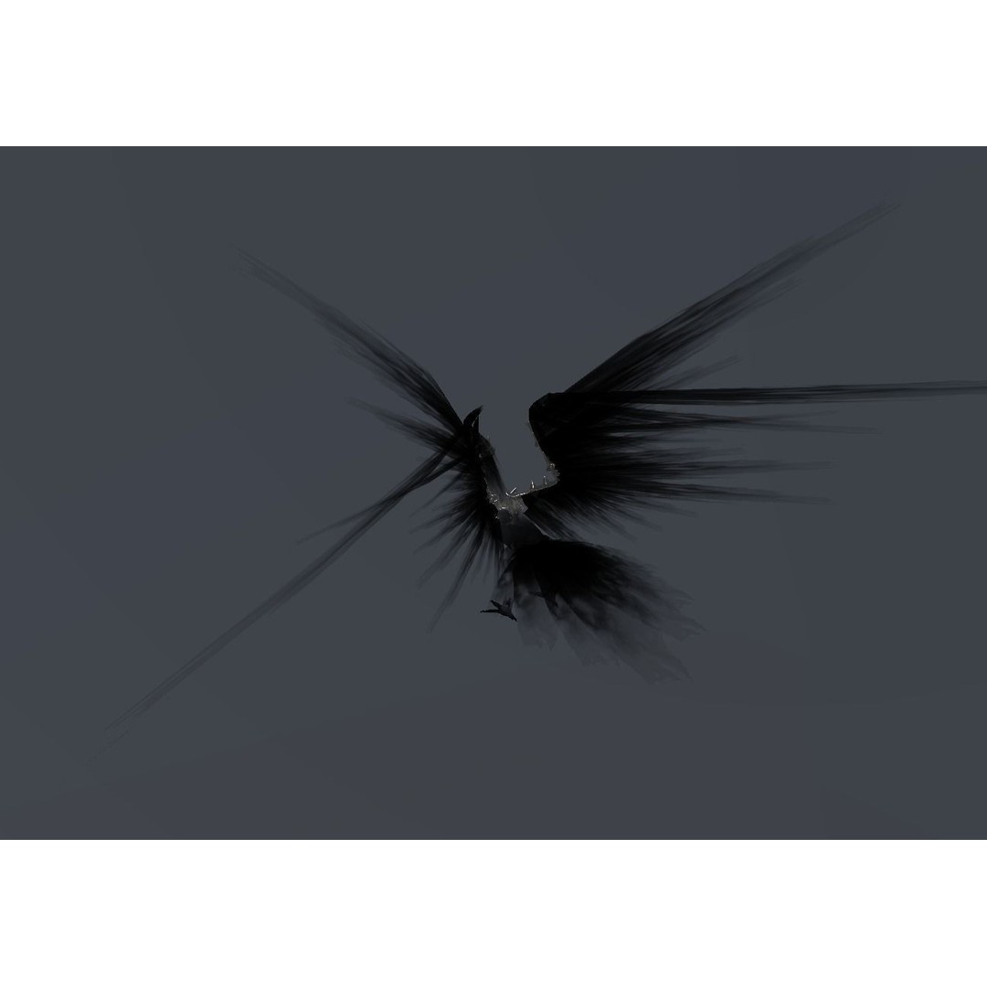 Fire Bird Phoenix 3D Model – Low Poly Game Asset, Unity Compatible - View 30