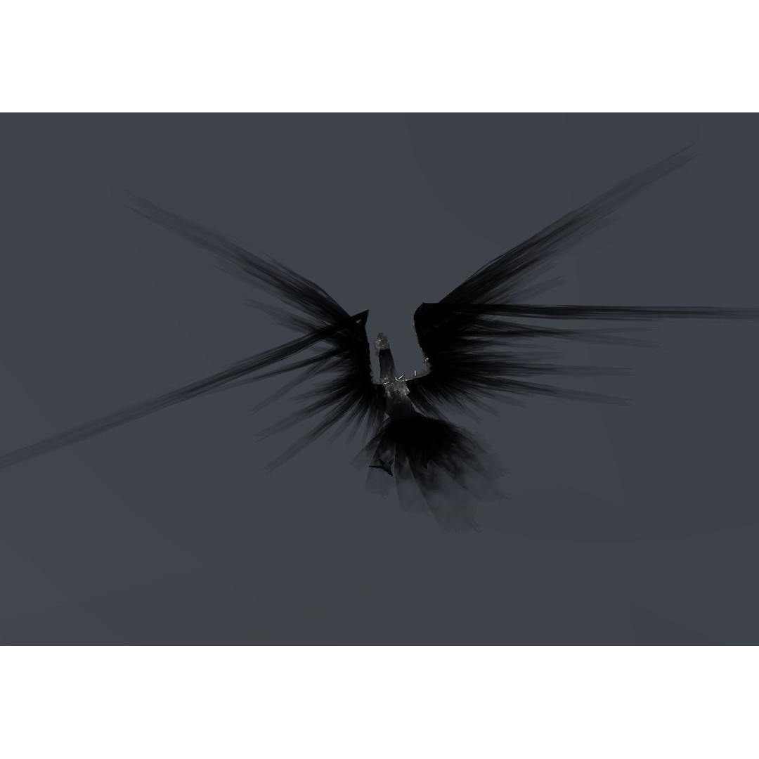Fire Bird Phoenix 3D Model – Low Poly Game Asset, Unity Compatible - View 32