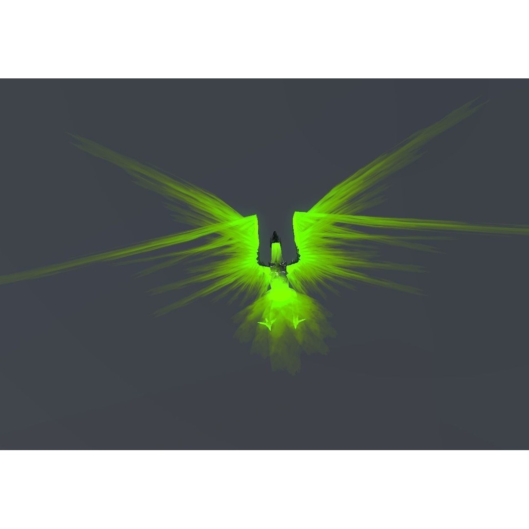 Fire Bird Phoenix 3D Model – Low Poly Game Asset, Unity Compatible - View 62
