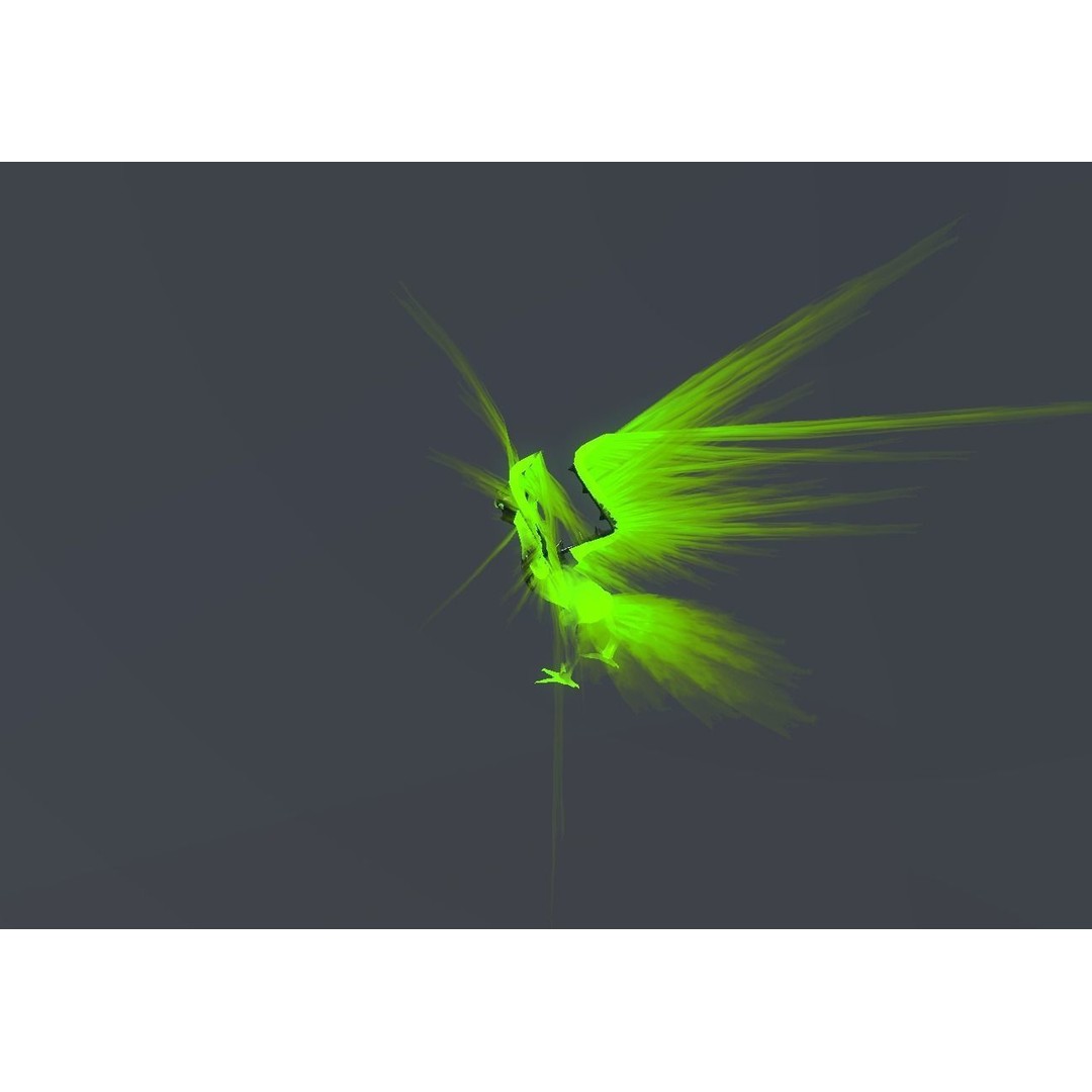 Fire Bird Phoenix 3D Model – Low Poly Game Asset, Unity Compatible - View 63