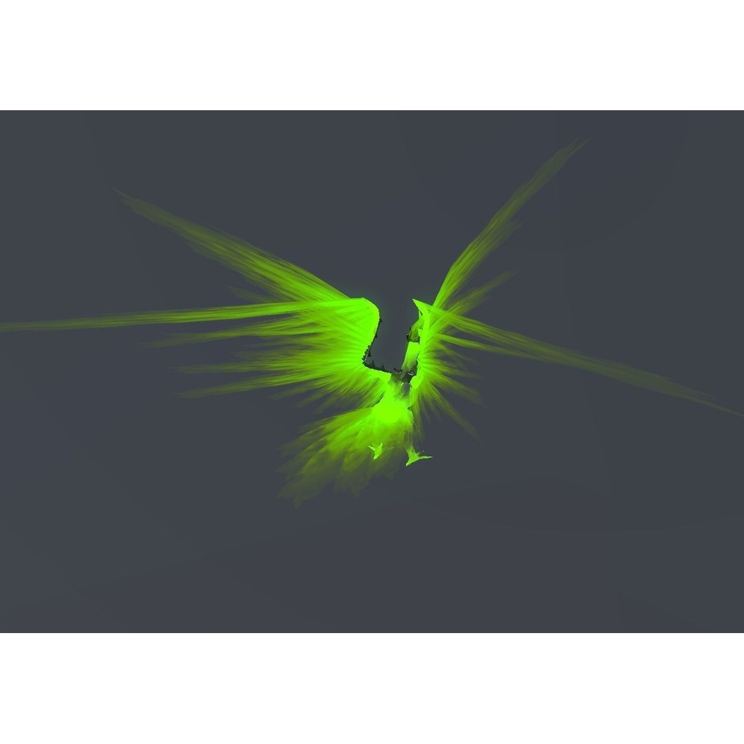 Fire Bird Phoenix 3D Model – Low Poly Game Asset, Unity Compatible - View 66