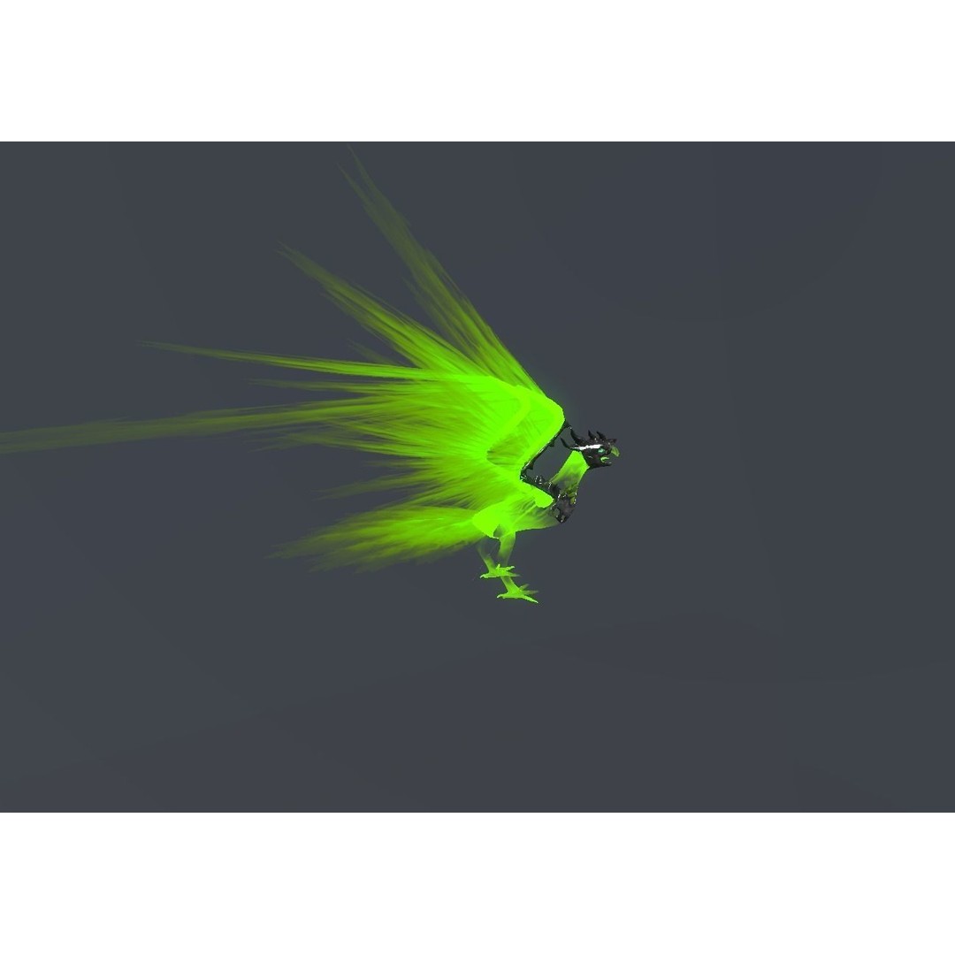 Fire Bird Phoenix 3D Model – Low Poly Game Asset, Unity Compatible - View 73