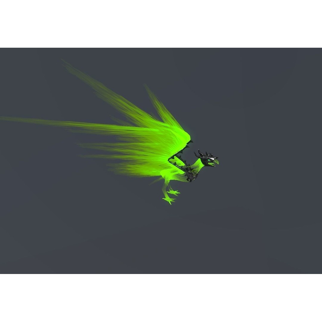 Fire Bird Phoenix 3D Model – Low Poly Game Asset, Unity Compatible - View 76