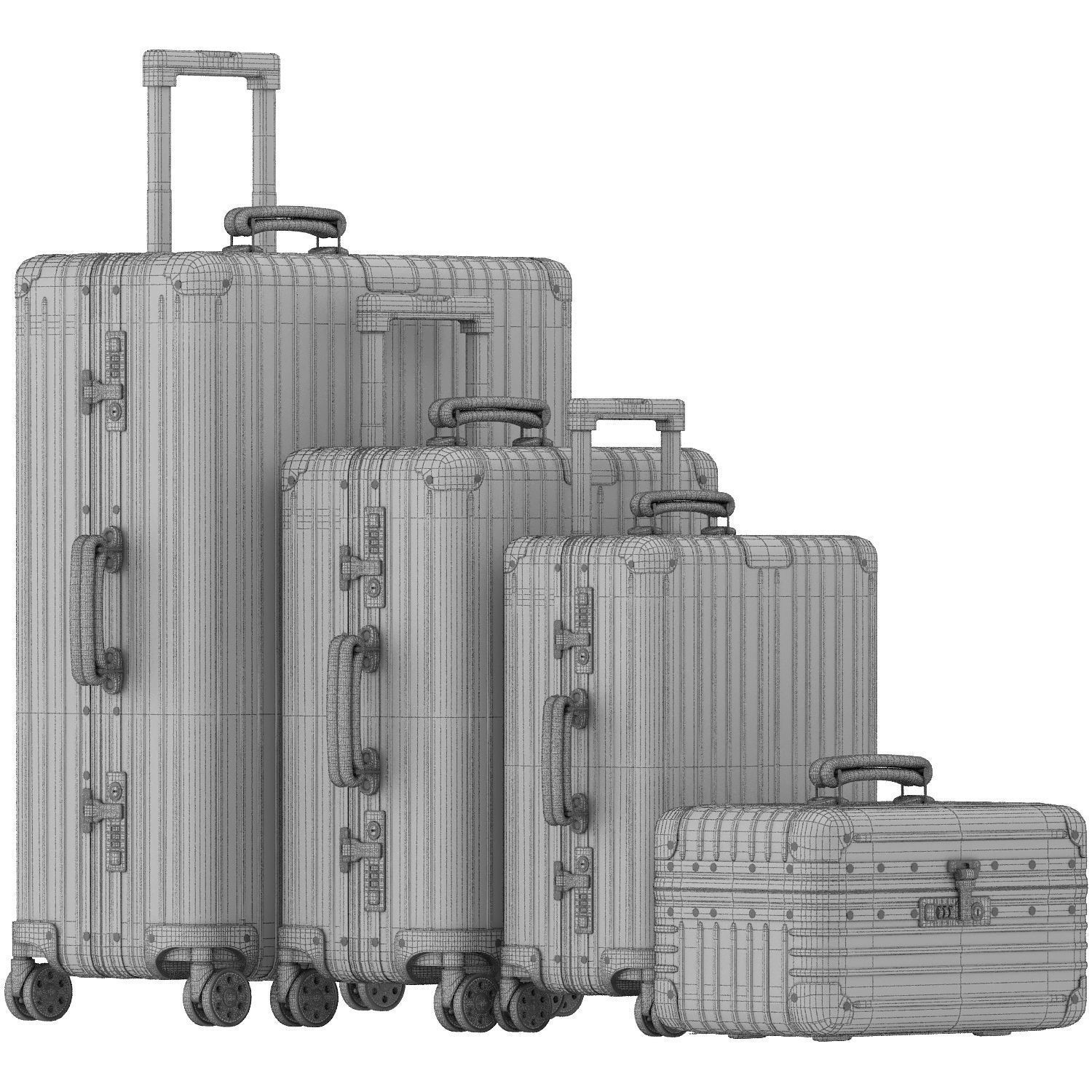 Rimowa Classic Collection - High-Detail 3D Model - View 7