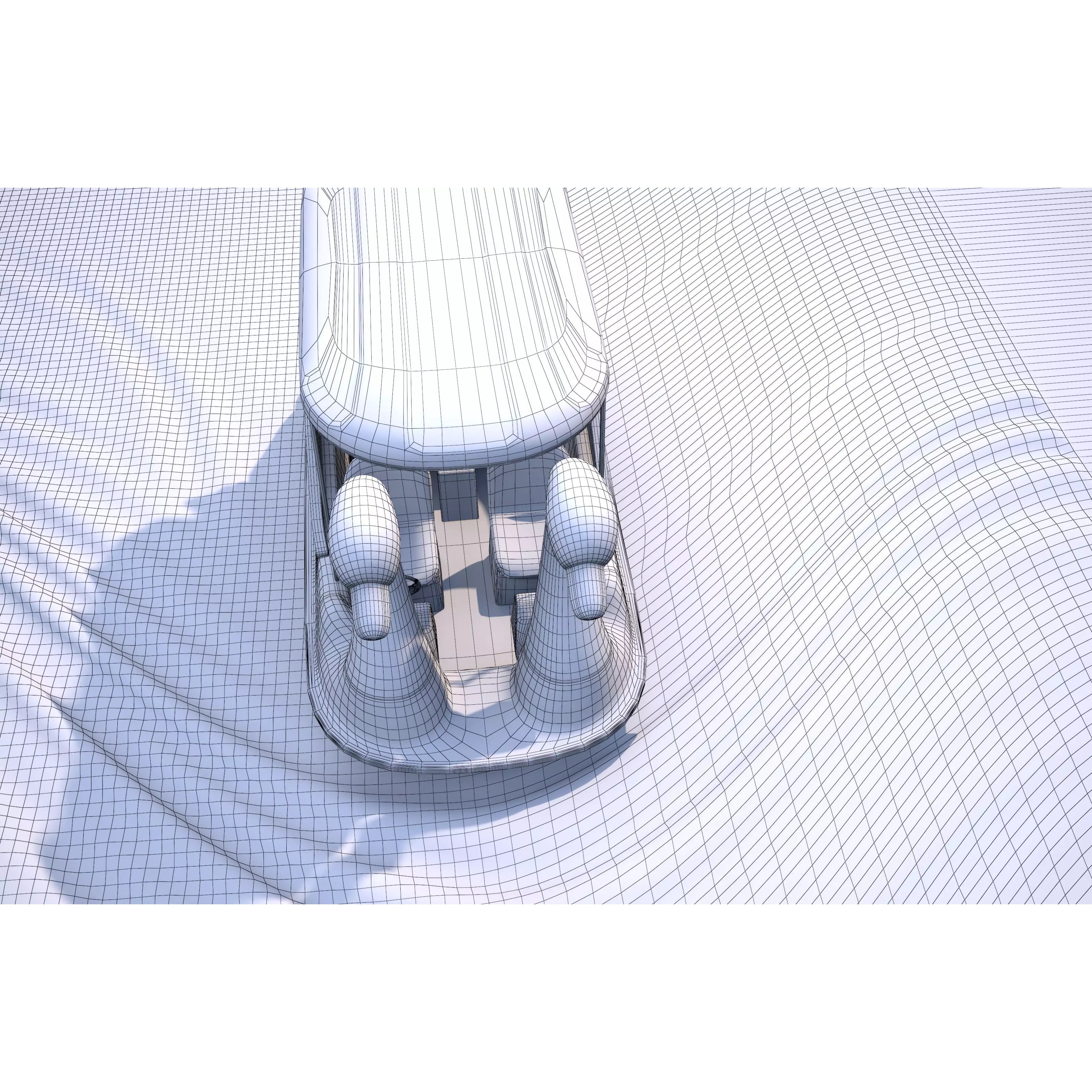 Swan Pedal Boat - Low-Poly Game-Ready 3D Model - View 18